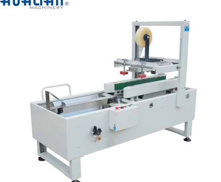 Sellador automático de cajas de cartón con solapa inferior