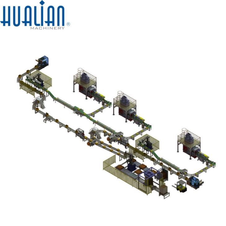 Sistema inteligente de envasado al final de la línea