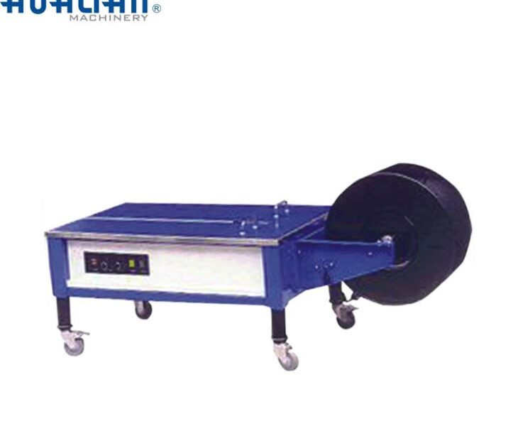 Máquina flejadora de cartón semiautomática